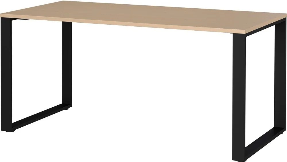 Íróasztal tölgyfa dekorral 80x160 cm Oviedo – Germania