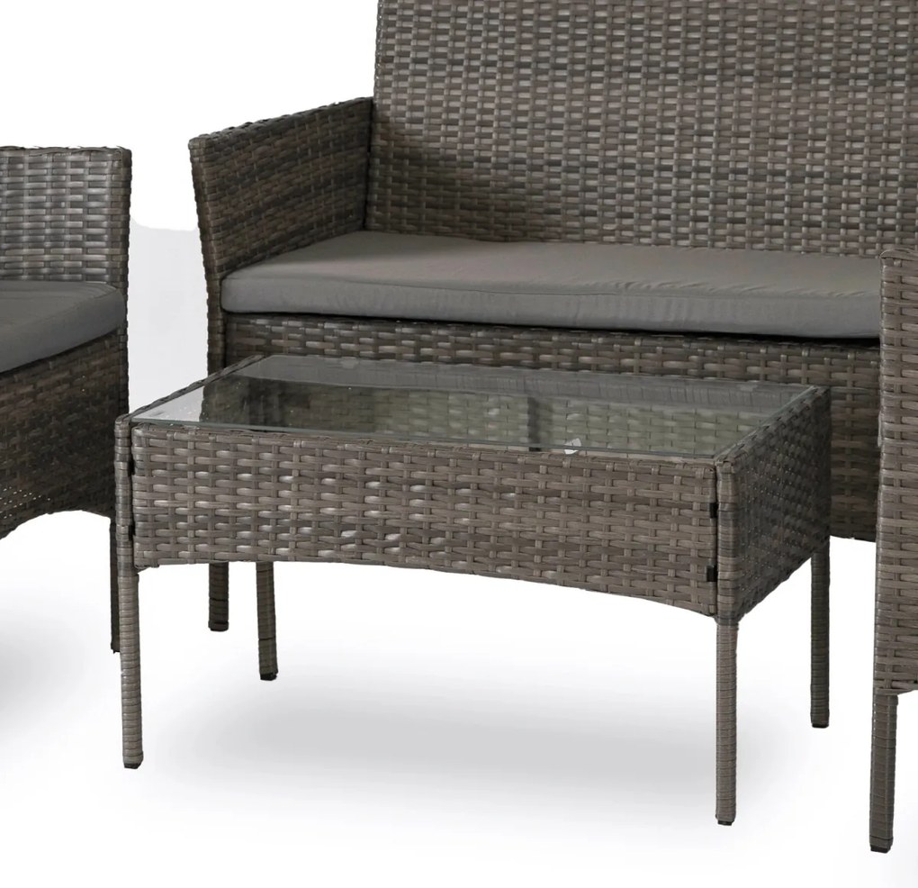 Zestaw Mebli Ogrodowych MISSISIPI Szary