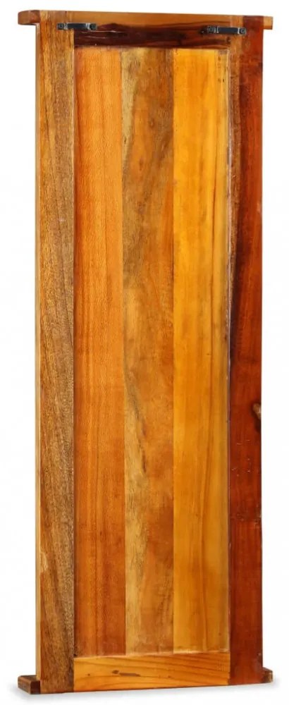 2 db tömör újrahasznosított fa ruhafogas 38 x 100 cm