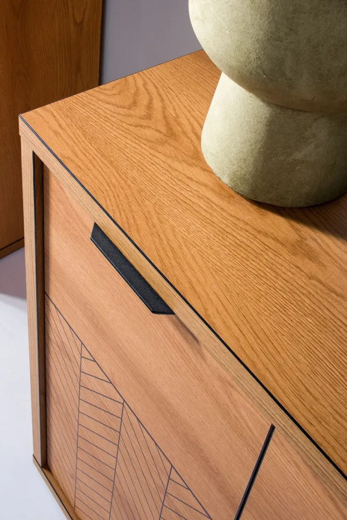 Aldabra Fonti F-3 komód, karamell tölgy