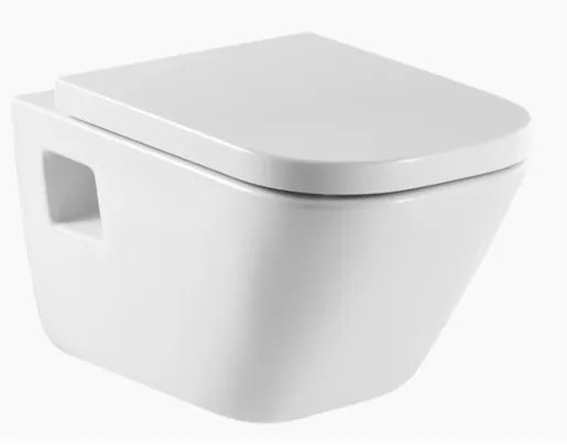 Roca The Gap wc falra szerelhető fehér színben fényes felülettel hátsó kifolyással 7.3464.7.700.0