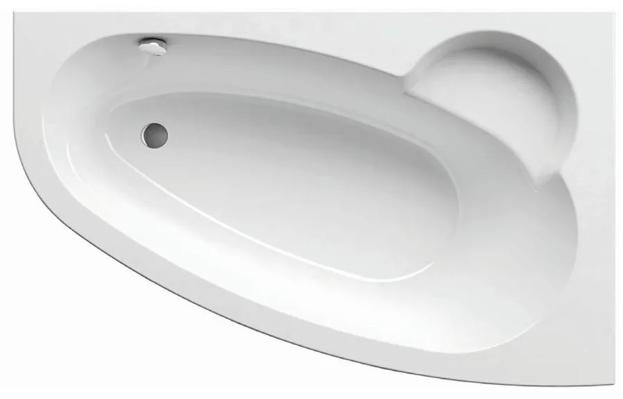 Ravak C451000000 - Sarokkád ASYMMETRIC 150x100 cm akril/fehér