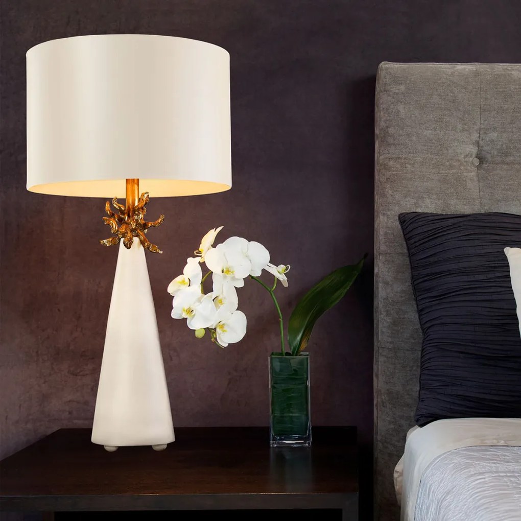 Flambeau NEO WHITE FB-NEO-TL-FR-WHT Asztali lámpa 1x60W/E27
