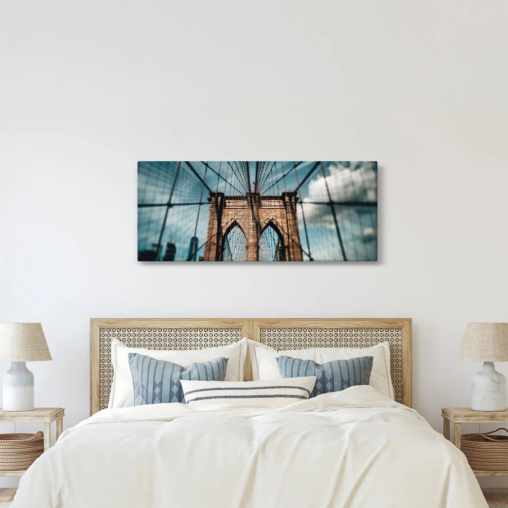 Kép - Brooklyn Bridge (120x50 cm)