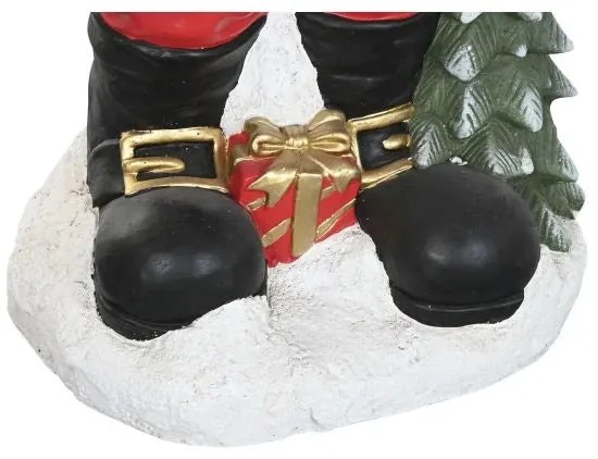 Kerámia nagyméretű télapó dekoráció LED-es csak budapesti szállítással 121 cm