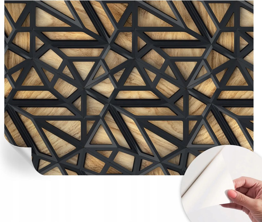 Fotótapéta Öntapadós Design Divatos Geometrikus kombináció 208x146