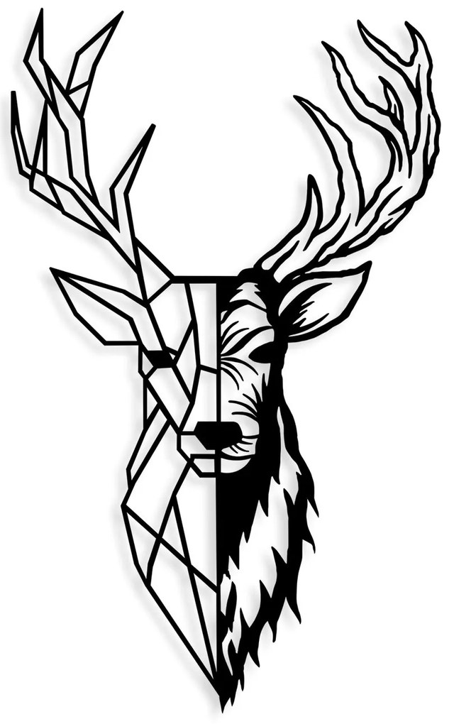 Fém fali dekoráció, Red Deer 2