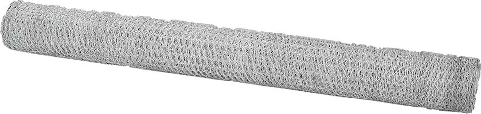 vidaXL Hexagon kerítés Ezüst 1,5 x 10 m Horganyzott acél