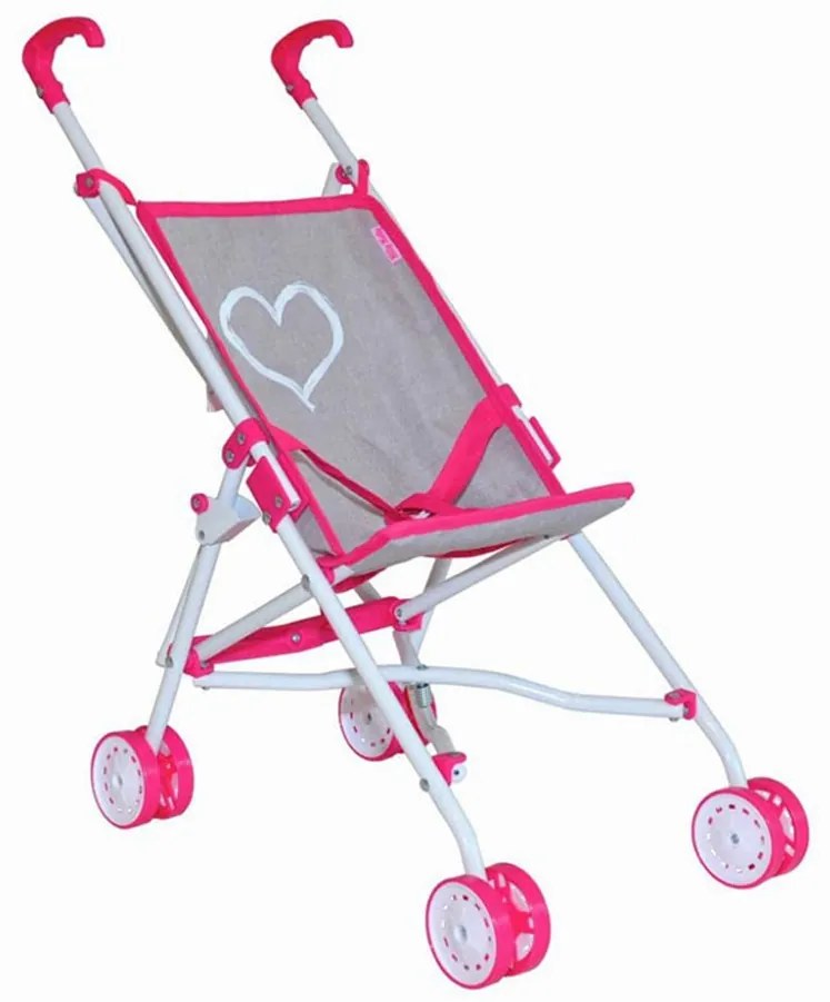 Játék golf babakocsi babáknak Milly Mally Julia Prestige Pink