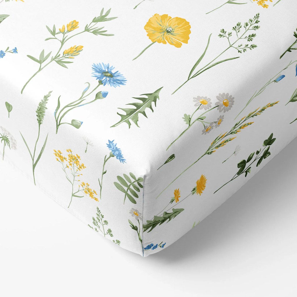 Goldea pamut gumis lepedő - magyar rét 140 x 200 cm