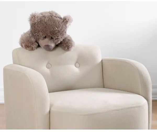 Gyerekfotel DORY krémszínű