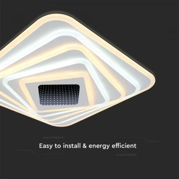 LED Dimmelhető mennyezeti lámpa LED/150W/230V 3000-6500K + távirányító