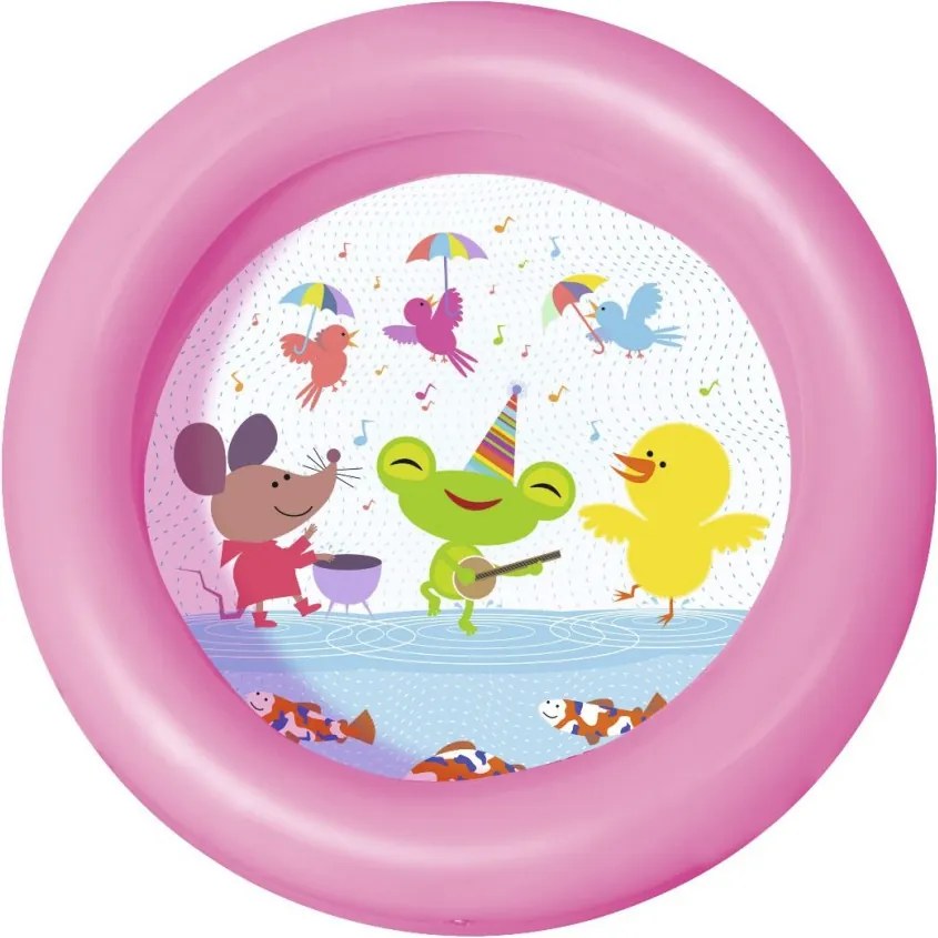 Bestway 2 gyűrűs egyszínű gyerek medence 61 x 15 cm