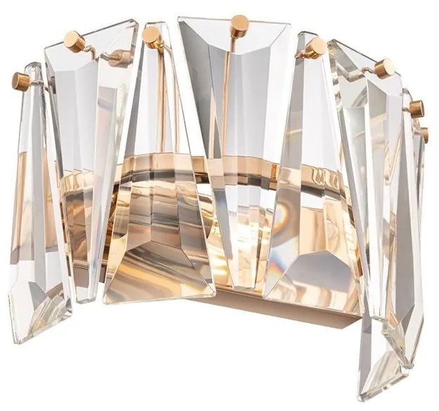 Maytoni MOD043WL-01G - Fali lámpa PUNTES 1xE14/60W/230V arany