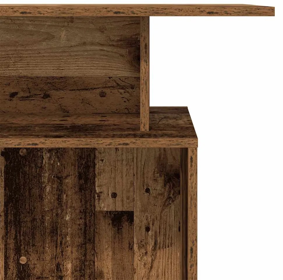 recepciós pult antik fa 100x40x104 cm szerelt fa