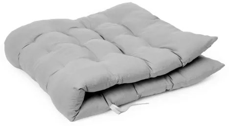 Összecsukható kempingszék matraccal fekete/szürke