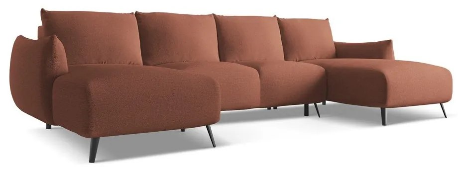 Rózsaszín sarokkanapé Malie – Makamii