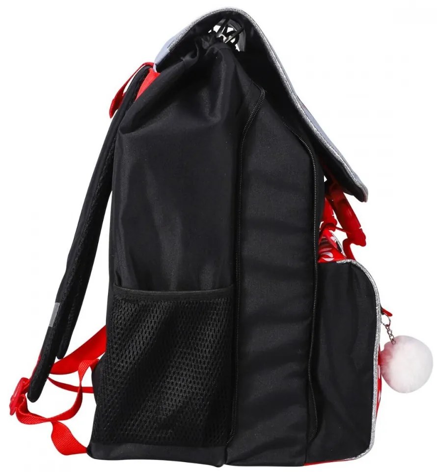 Disney Minnie iskolatáska, táska Pomponnal, 42 cm