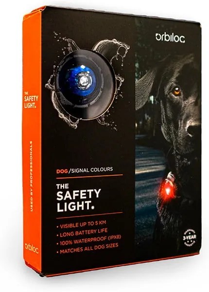 LED fény nyakörvre Blue - Orbiloc