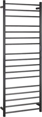 Törölközőszárító 60x168 cm rozsdamentes/fekete