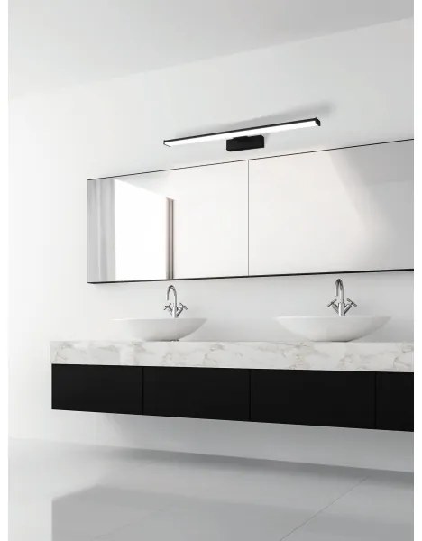 Eglo 780431 - LED fürdőszobai tükörmegvilágítás BETETA 11W/230V 60 cm IP44 fekete