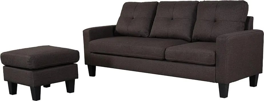 Catini Arvika sarok ülőgarnitúra - barna