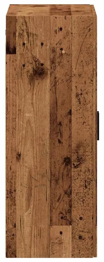 antik fa színű fali szekrény 69,5 x 34 x 90 cm