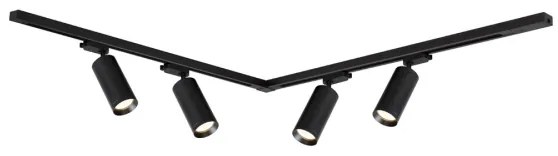 Spotlámpa sínrendszerrel MICA 4xGU10/10W/230V fekete