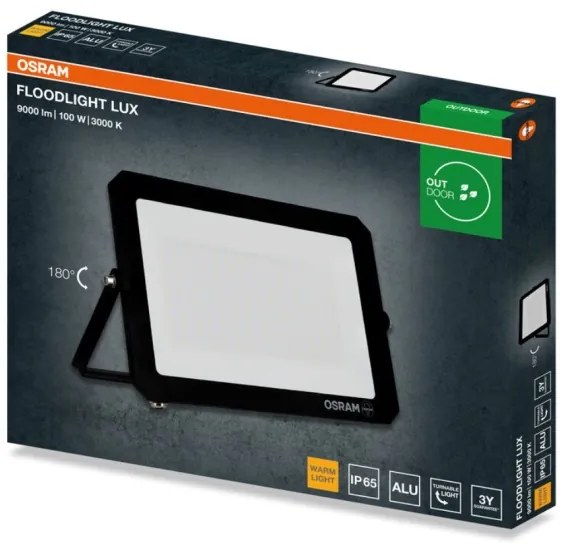 Osram - LED fényvető FLOODLIGHT LED/100W/230V 3000K IP65