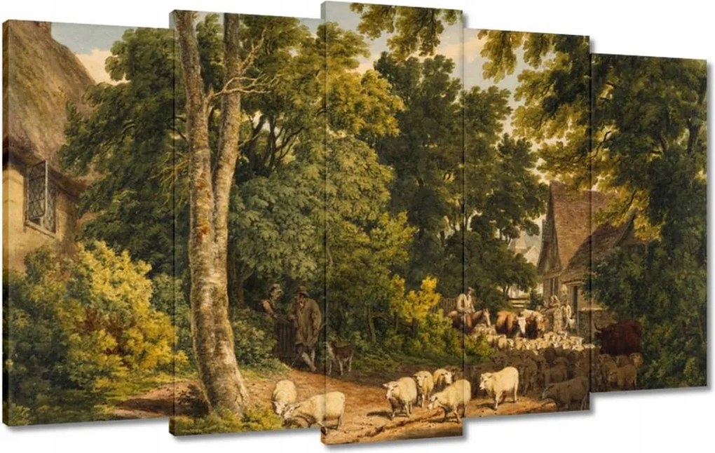 Vászonkép 100x60 Bárányok bárányok