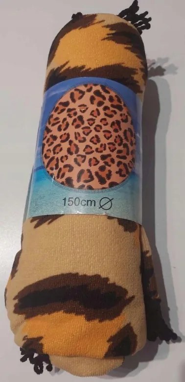 Strandtörölköző 150 cm Kerek Gepárd