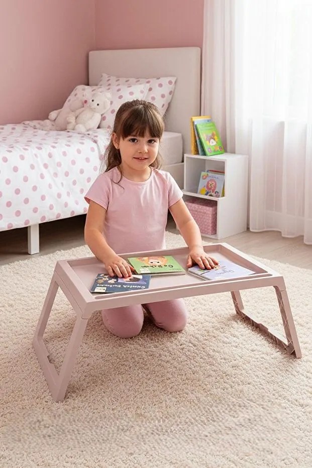 Lavine íróasztal, púder, 56 cm