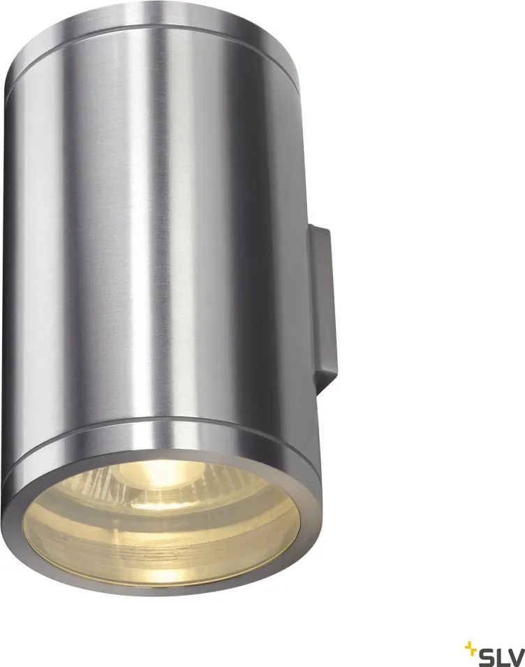 SLV 1000334 SQUARE Modern Kültéri Fali Lámpa Alumínium GU10/ES111 IP44