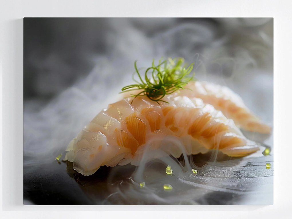Vászonkép Canvas Konyha Étel Japán Ázsia Sushi Rizs Hal 100x75