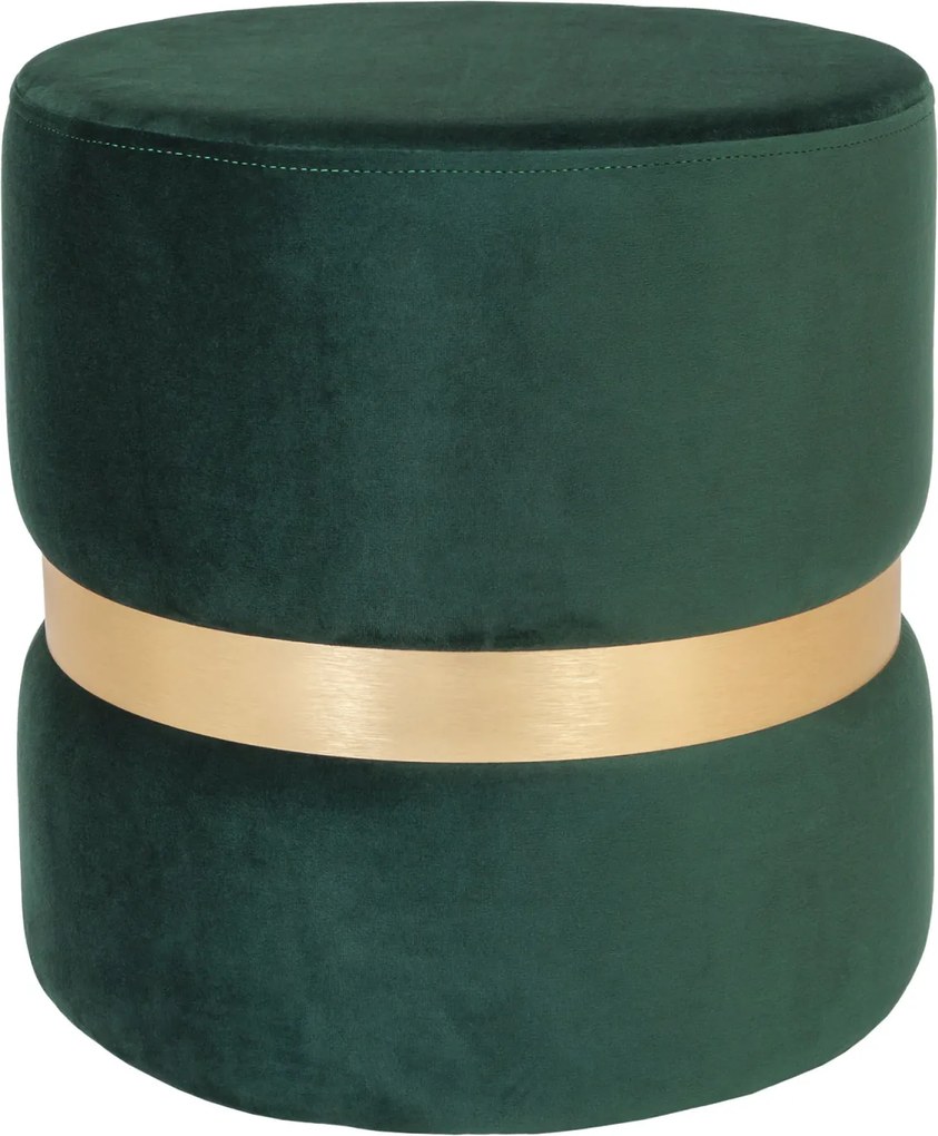 Ring puff - arany gyűrű - H56 - zöld bársony R