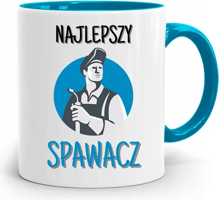 Kék Hegesztő Bögre Legjobb Hegesztő Ajándék fényképes nyomtatással