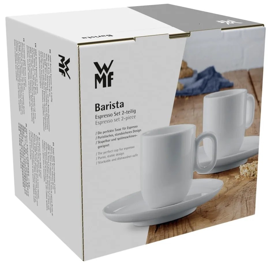 Fehér porcelán eszpresszó csésze szett 2 db-os 60 ml Barista – WMF