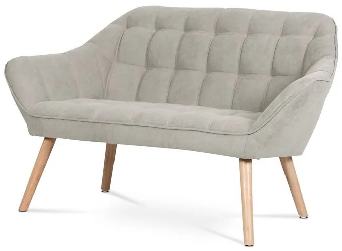 Kétszemélyes Kanapé, Ezüst Szövet. AK-322 SIL2