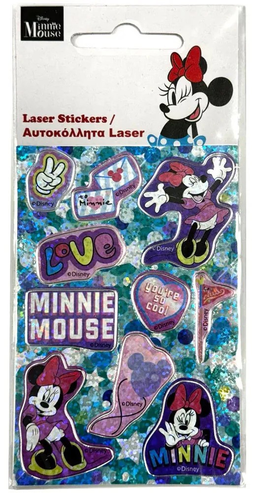 Disney Minnie Smiles hologrammos matrica szett