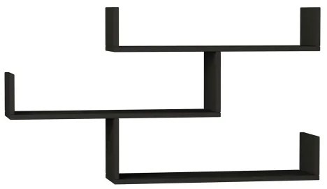 Fali polc TIBET 67x120 cm antracit