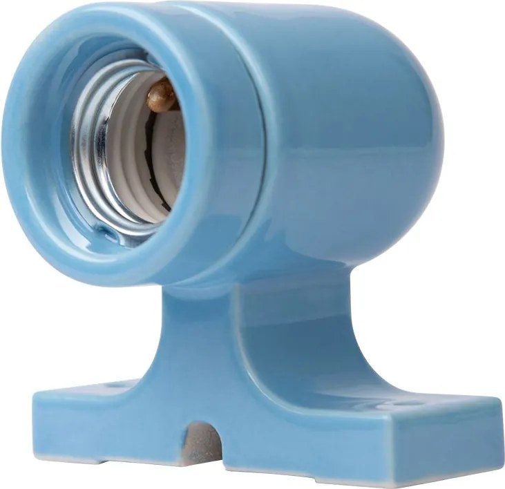 Kerámia Fali Lámpa E27 Pasztell Azúrkék