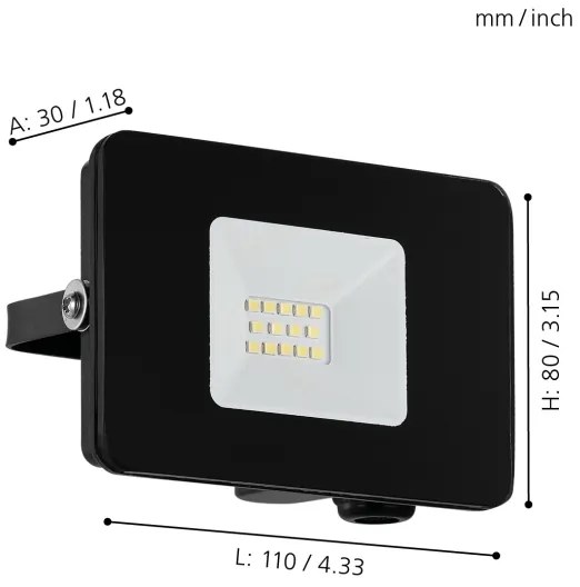 Eglo 97455 - LED Reflektor FAEDO 3 LED/10W/230V