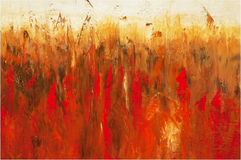 Kép - Festett absztrakció (90x60 cm)