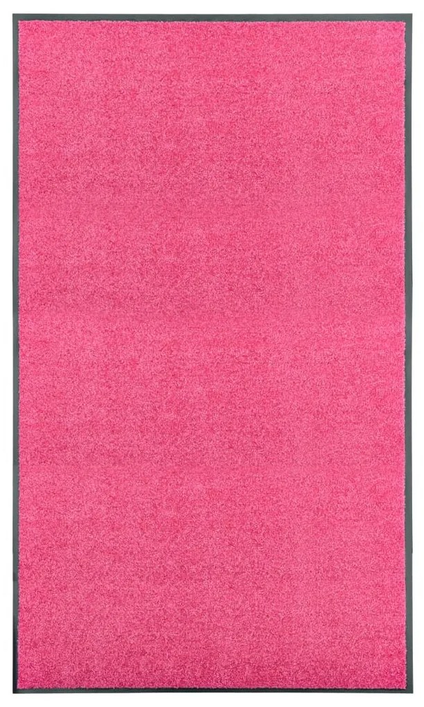 rózsaszín kimosható lábtörlő 90 x 150 cm