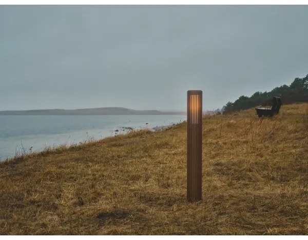 Nordlux - Kültéri lámpa ALUDRA 1xE27/15W/230V IP44 barna 95,4 cm