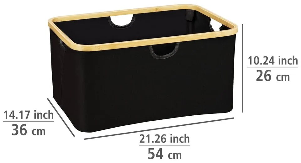 Textil szennyeskosár 32 l Ecori – Wenko