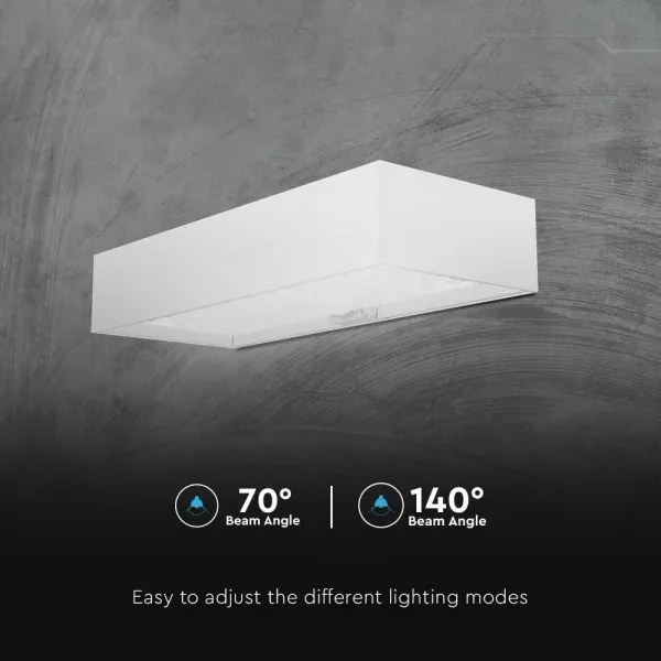 LED Napelemes érzékelős fali lámpa LED/6W/3,7V IP65 4000K 3000 mAh fehér