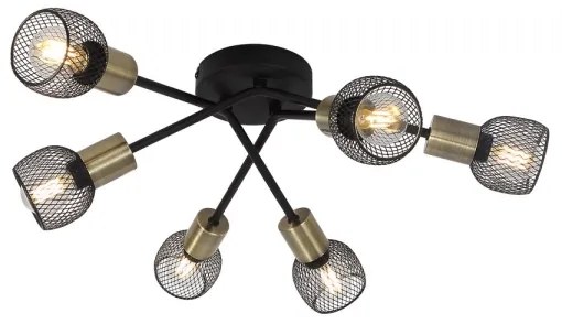 Globo 54028-6S - Csillár FIASTRA 6xE14/40W/230V