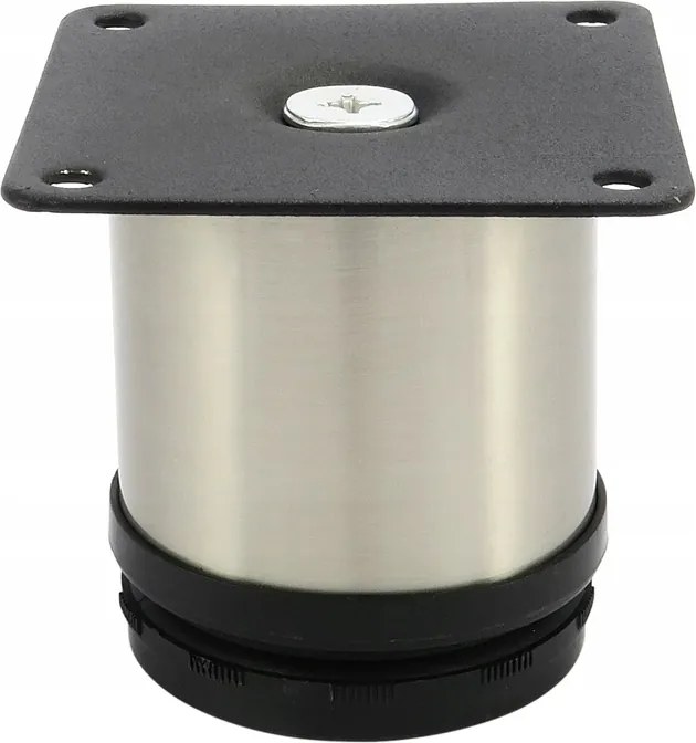 Lábtartó Bútorláb DN795 Átmérő 50 Állítható Inox 6 CM H60 Csavarok