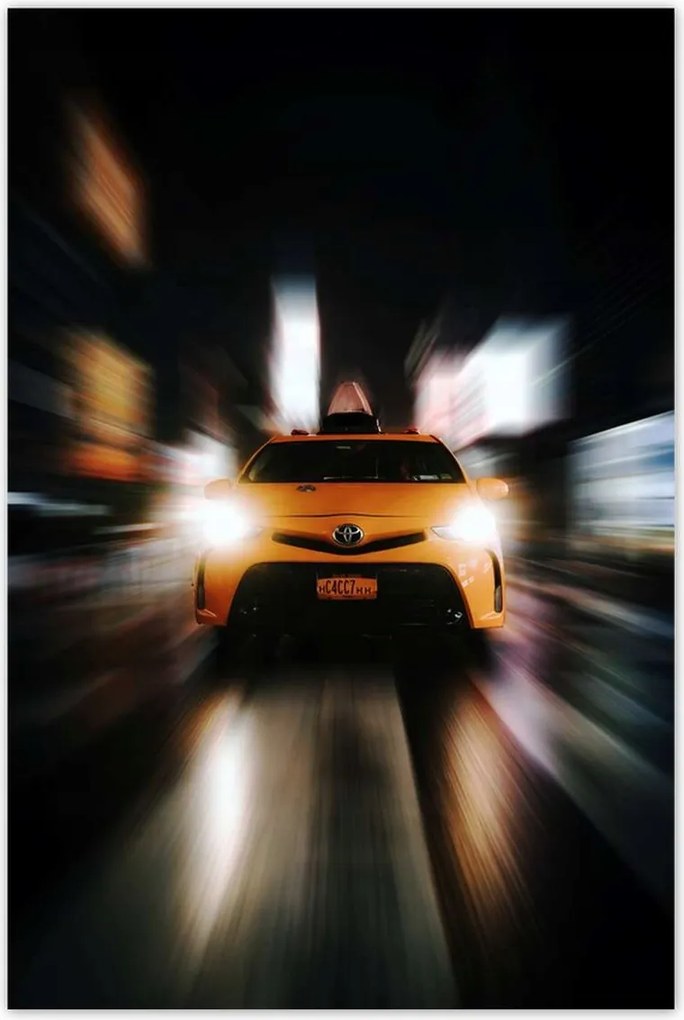 Poszterek 60x90 Sárga taxi Taxi